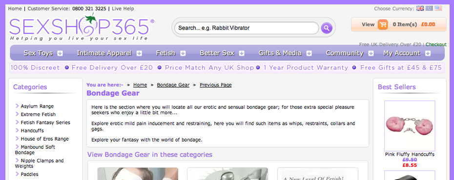 SexShop365 review - UK Sex Shop | Hush-Hush