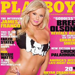Playboy Bree Olson Porn - Porn Star Bree Olson Graces Cover of Playboy â€¢ Hush-Hush Sex News