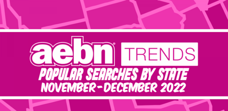 AEBN Trends Reveals Top Searches for November, December 2022