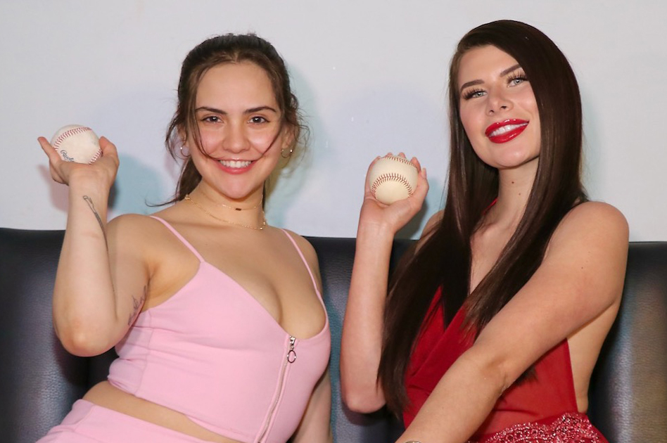 Rick's Cabaret New York girls welcome baseball season 