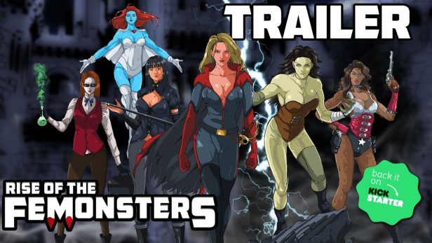 Rise of the Femonsters #1 Comic Book Trailer - Monstar Horror Universe