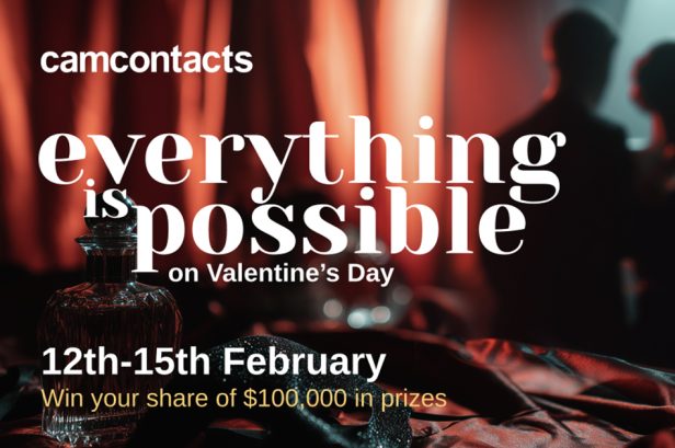 CamContacts Celebrates Valentine's Day with $100,000 Prize Pool!